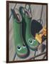 Apple Frog Boots-Michele Meissner-Framed Giclee Print