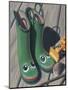 Apple Frog Boots-Michele Meissner-Mounted Premium Giclee Print