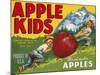 Apple Kids-null-Mounted Giclee Print