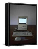 Apple Macintosh Classic Desktop PC-null-Framed Stretched Canvas