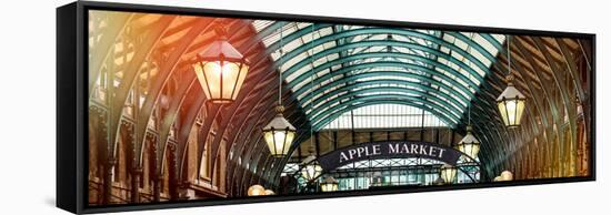 Apple Market in Covent Garden Market - Coven Garden - London - UK - England - United Kingdom-Philippe Hugonnard-Framed Stretched Canvas