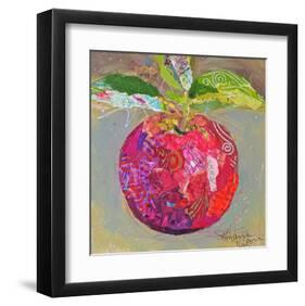 Apple On Branch-null-Framed Art Print