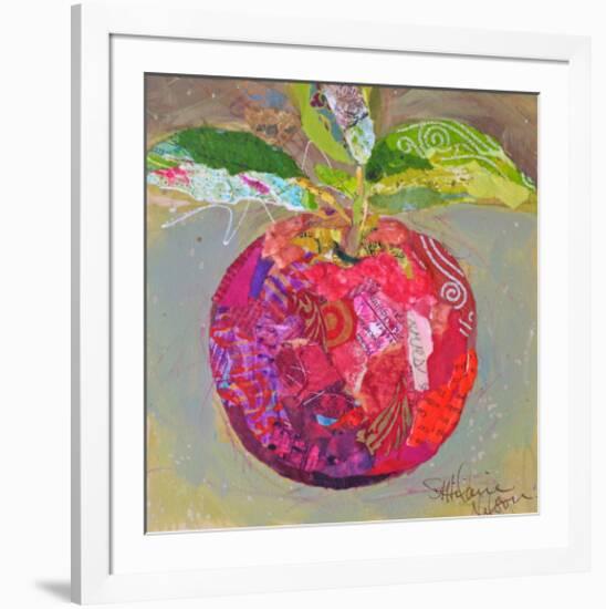 Apple On Branch-null-Framed Art Print