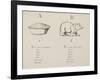 Apple-pie and Bear Illustrations and Verse From Nonsense Alphabets by Edward Lear.-Edward Lear-Framed Giclee Print