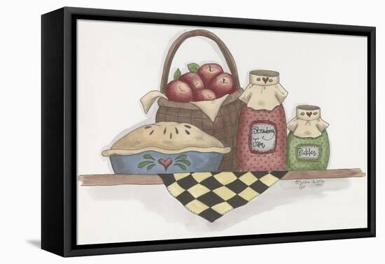 Apple Pie with Basket-Debbie McMaster-Framed Stretched Canvas