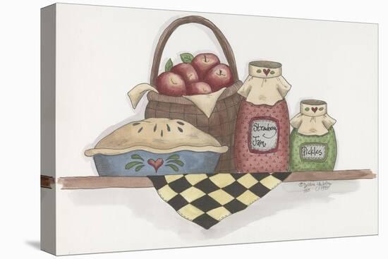 Apple Pie with Basket-Debbie McMaster-Stretched Canvas