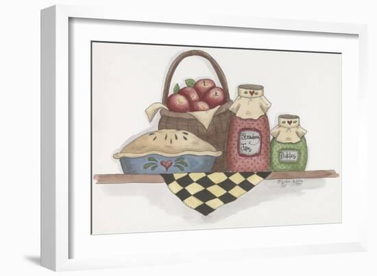 Apple Pie with Basket-Debbie McMaster-Framed Giclee Print