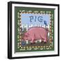 Apple Pig-Michele Meissner-Framed Giclee Print