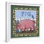 Apple Pig-Michele Meissner-Framed Giclee Print