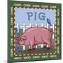 Apple Pig-Michele Meissner-Mounted Giclee Print