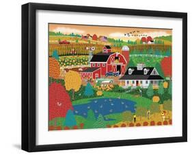 Apple Pond Farm Fall-Mark Frost-Framed Giclee Print