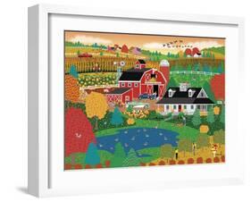 Apple Pond Farm Fall-Mark Frost-Framed Giclee Print