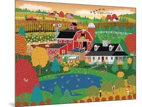 Apple Pond Farm Fall-Mark Frost-Mounted Giclee Print