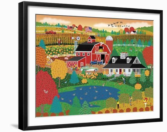 Apple Pond Farm Fall-Mark Frost-Framed Giclee Print