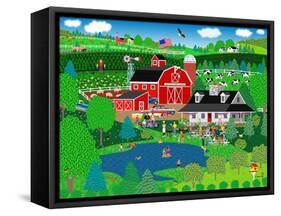 Apple Pond Farm Summer-Mark Frost-Framed Stretched Canvas