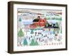 Apple Pond Farm Winter-Mark Frost-Framed Giclee Print