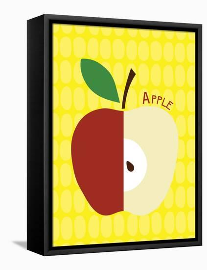 Apple Print-null-Framed Stretched Canvas