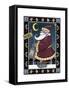 Apple Santa Noel-Michele Meissner-Framed Stretched Canvas