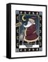 Apple Santa Noel-Michele Meissner-Framed Stretched Canvas