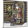 Apple Santa-Michele Meissner-Mounted Giclee Print