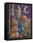 Apple Scarecrow-Michele Meissner-Framed Stretched Canvas