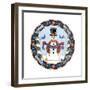 Apple Snowman-Michele Meissner-Framed Giclee Print