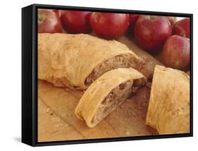 Apple Strudel and Red Apples, Switzerland, Europe-John Miller-Framed Stretched Canvas