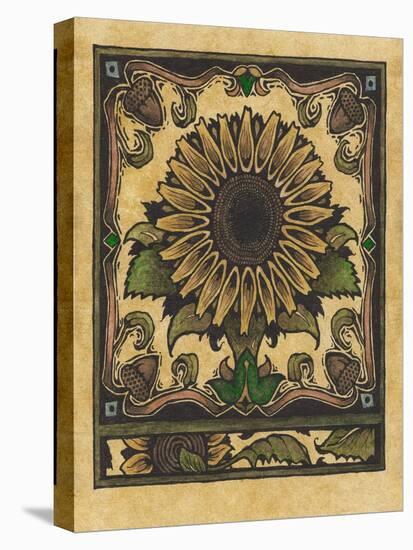 Apple Sunflower 2-Michele Meissner-Stretched Canvas