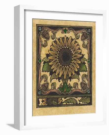 Apple Sunflower 2-Michele Meissner-Framed Giclee Print