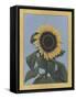 Apple Sunflower-Michele Meissner-Framed Stretched Canvas