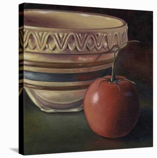 Apple Tomato-Michele Meissner-Stretched Canvas