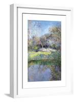 Apple Tree and Crescent Moon-Timothy Easton-Framed Giclee Print