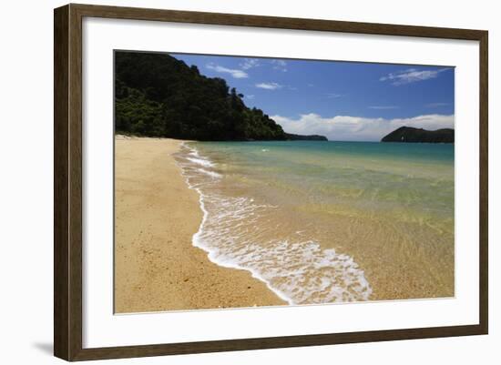 Apple Tree Bay Beach, Abel Tasman National Park, Nelson Region, South Island, New Zealand, Pacific-Stuart Black-Framed Photographic Print