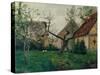 Apple tree in blooming-Harald Oscar Sohlberg-Stretched Canvas