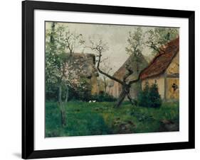 Apple tree in blooming-Harald Oscar Sohlberg-Framed Giclee Print