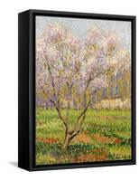 Apple Tree in Blossom, Pommiers en Fleurs-Henri Martin-Framed Stretched Canvas