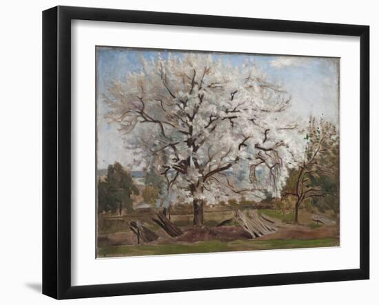 Apple Tree in Blossom-Carl Fredrik Hill-Framed Giclee Print