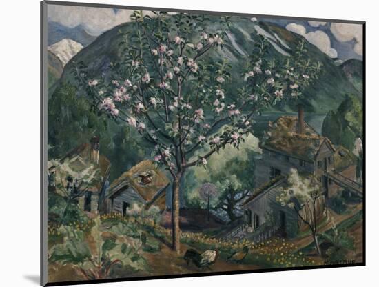 Apple tree in full bloom-Anders Askevold-Mounted Giclee Print