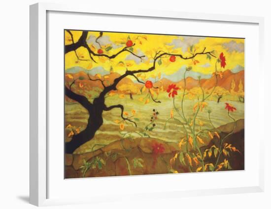 Apple Tree with Red Fruit, c.1902-Paul Ranson-Framed Art Print