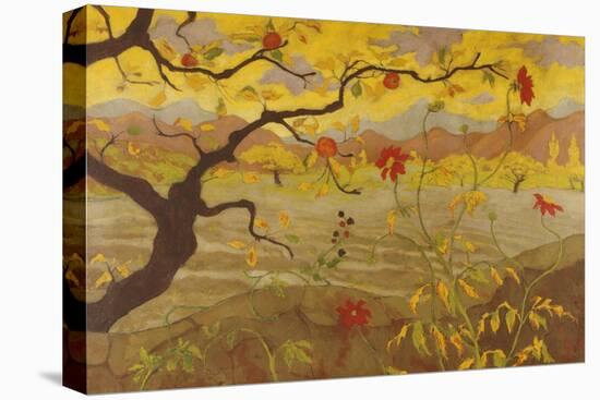 Apple Tree with Red Fruit, c.1902-Paul Ranson-Stretched Canvas