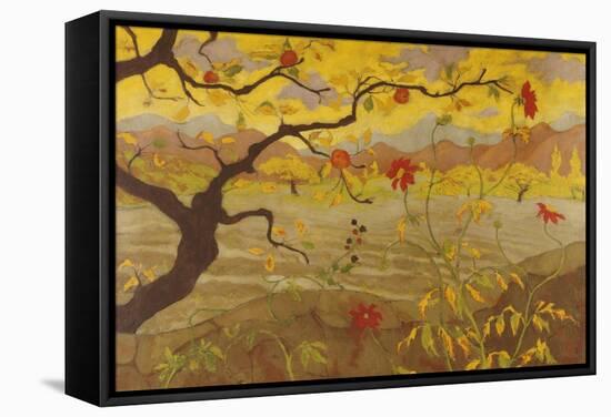 Apple Tree with Red Fruit, c.1902-Paul Ranson-Framed Stretched Canvas