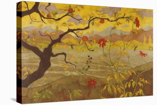 Apple Tree with Red Fruit, c.1902-Paul Ranson-Stretched Canvas