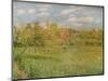 'Apple Trees at Eragny, Morning Sunshine', c1896-Camille Pissarro-Mounted Giclee Print