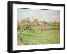 Apple Trees at Gragny, Afternoon Sun, 1900-Camille Pissarro-Framed Giclee Print