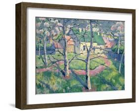 Apple Trees in Bloom, 1904-Kasimir Malevich-Framed Giclee Print