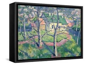 Apple Trees in Bloom, 1904-Kasimir Malevich-Framed Stretched Canvas