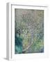 Apple trees in bloom at water's edge, 1880 (oil on canvas)-Claude Monet-Framed Giclee Print