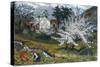 Apple Trees in Bloom-Nikolai Astrup-Stretched Canvas