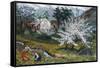 Apple Trees in Bloom-Nikolai Astrup-Framed Stretched Canvas
