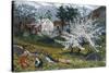 Apple Trees in Bloom-Nikolai Astrup-Stretched Canvas